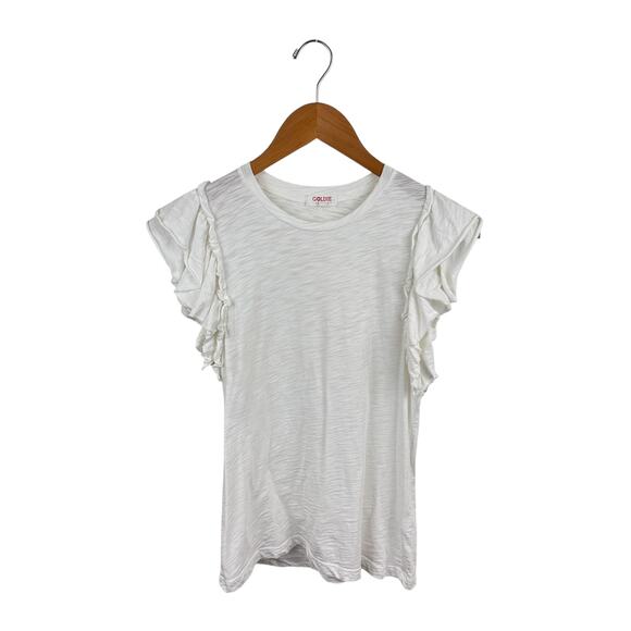 Goldie Lewinter Ruffle Sleeve T-Shirt - Picture 1 of 6